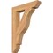 Ekena Millwork Funston Slat Smooth Bracket, Western Red Cedar, 3 1/2"W x 20"D x 28"H BKT04X20X28FST06SWR - alternate 1